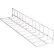Vinyl Coated Wire Fence Dividers, Produce, White Case, 24" L, 12" Side
