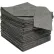 Spilfyter® Universal Single-Ply Pad, Light Weight, 16"W x 18"L, Gray, 200/Pack