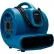 XPOWER Stackable Air Mover With 25'L Power Cord, ABS Plastic, 3 Speed, 1 HP, 3600 CFM