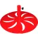 Leisure Craft™ Round Freestanding Umbrella Base, 25 lb., Red