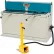 Baileigh Industrial Air Powered Shear, 52" Length, 16 Gauge Mild Steel Capacity