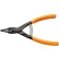 Beta 1036 6-7/8" 1.9mm Tip Size External Retaining Ring Snap Circlip Plier