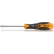 Beta 1290INOX Screwdriver For Slotted Head Screws, Stainless Steel, 4mm x 100mm
