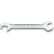 Beta 73 Double Head Open End Wrench, 14mm Opening Size, Silver