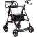 Dynarex DynaGo™ Duo Transport Rollator, Black