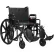 Dynarex DynaRide™ Wheelchair, Elevating Legrest & Detachable Desk Arm, 22"W Seat