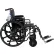 Dynarex DynaRide™ Heavy Duty Plus Wheelchair, Elevating Leg Rest, 28"W Seat