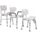 Dynarex Bariatric Shower Chair W/ Back, Pack of 4