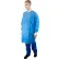 Dynarex® LabChoice Disposable Lab Coat with 3 Pockets, S, Blue, Pack of 30