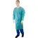 Dynarex® LabChoice Disposable Lab Coat with 3 Pockets, L, Teal, Pack of 30