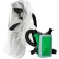 RPB T200, Head Harness, Tychem 4000 Full Hood w/Sealed Seam, HX5 Backpack PAPR