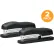 Bostitch® Office Ergonomic Desktop Stapler, 20 Sheet Capacity, Black, 2/Pack