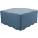 Factory Direct Partners® Outdoor 36" Square Ottoman, Canvas Haze