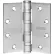 McKinney MacPro Hinges, MPB99 4 1/2 x 4 1/2 NRP US32D, 6"L x 6"W x 2"H, 8-1/2" Dia - Pkg Qty 3