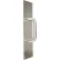 Rockwood Pull Plate, 4"L x 16"H x 3/4, Satin Stainless Steel, 6" CTC