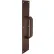 Rockwood Pull Plate, 4"L x 16"H x 3/8, Oxidized Satin Bronze, 6" CTC
