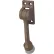 Rockwood Door Stop Kick Down, Brass - Pkg Qty 3