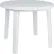 Siesta Sunny 35.5" Resin Round Dining Table, White