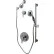 Zurn Temp-Gard III Pressure Balance Shower Set w/ Handheld Showerhead, Slide Bar and Diverter Valve