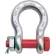 Crosby S-2130 S/C Carbon Shackle BTA 1-1/4", 12T WLL