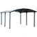 Palram - Canopia Arcadia 5000 12'  x 16' Carport - Gray/Gray