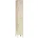 Global Industrial™ Capital® 2-Tier 2 Door Locker, 12"W x 18"D x 78"H, Tan, Assembled