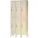 Global Industrial™ Capital® 2-Tier 6 Door Locker, 36"W x 15"D x 78"H, Tan, Assembled