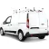 Vantech H1 3 Bar Steel Ladder Roof Rack for Ford Transit Connect 2014-On, White
