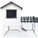 Hanover Elevated Wooden Chicken Coop with Ramp, Planting Area, Wire Mesh Run, Waterproof Roof