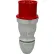 Walther Electric 230, Male Plug, 30/32A, 5P, 400Vac, 6 Hr, IP44, With Dome Connector Back Shell