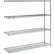 Nexel® 4 Shelf, Nexelon® Blue Wire Shelving Unit, Add On, 54"W x 14"D x 74"H