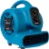 XPOWER Mini Air Mover w/Daisy Chain & 3-Hour Timer, 4 Positions 3 Speeds 1/5 HP - P-230AT-Bl