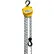 OZ Lifting Manual Chain Hoist w/ Std. Overload Protection 1/2 Ton Cap. 10' Lift