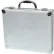 TZ Case, Business/Office Case, 13"L x 11"W x 2-1/2"H, Smooth Silver