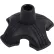 Drive Medical RTL10351 Quad Support Cane Tip, Rubber, Black