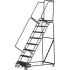 Steel Weight Actuated Lock Step Rolling Ladders