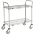 Nexel® Silver Epoxy Wire Utility Carts