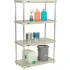 Nexel® Chrome Wire Shelving Units with Plastic Shelves