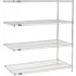 Nexel® Chrome Wire Shelving Add-On Units