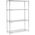 Nexel® ESD Chrome Wire Shelving Extra Deep Units