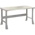 Global Industrial™ Fixed Height Flared Leg Stainless Steel Top Workbenches