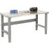 Global Industrial™ Standard Duty Adjustable Height Stainless Steel Top Workbenches