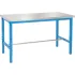 Global Industrial™ Heavy Duty Adjustable Height Stainless Steel Top Workbenches