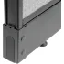 Endcap for Traditional Partition Panels with Raceway Base