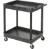 Round Post Service & Utility Carts with Tray Shelf