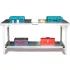 StrongHold Heavy Duty Fixed Height Stainless Steel Workbenches