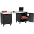 Global Industrial™ 2 Pedestal Mobile ESD Workbenches