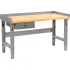 Global Industrial™ Adjustable Height Workbenches with Drawer & Backstops