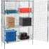 Nexel® Chrome Wire Shelving Security Storage Lockers