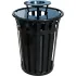 Heavy-Duty Slatted Steel Ash & Trash Receptacles